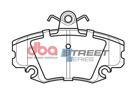 Brake Pads Street Series Ceramic front - DB1711SS DACIA Logan MCV Sandero Mk1 Mk2 RENAULT 19 Clio Mk1 Mk2 Campus Van Express Extra Megane Convertible Coupe Estate Hatch Saloon Scenic Rapid Symbol Thalia 2 Twingo