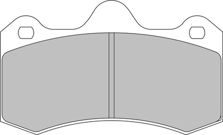 Ferodo Racing DS2500 első fékbetét FRP3107H PEUGEOT 207