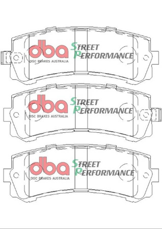 Klocki hamulcowe tylne DBA Brake Pads Street Performance - DB2060SP NISSAN Patrol Y61