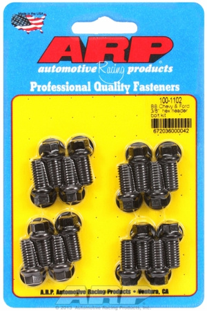 Header Bolt Kits ARP 100-1102 ARP Header Bolt Kit Chevy + Ford BB 3/8" Hex Chevrolet Big Block