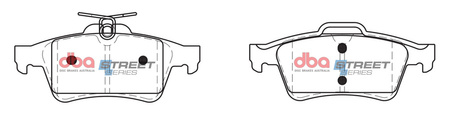 Bremsbeläge hinten DBA Brake Pads Street Series Ceramic - DB1763SS CADILLAC BLS CITROEN C5 DAIMLER Super Eight V8 FORD Aust NZ C-Max Mk1 Mk2 Focus Mk3 CC Grand Kuga Tourneo Connect Transit HOLDEN JAGUAR S-Type XF X250 Sportbrake XJ XJ6 XJ8 XJR XK XKR