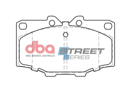 Brake Pads Street Series Ceramic front - DB288SS TOYOTA Hi-Lux LN65 RN46 YN65 YN67 Landcruiser BJ60 BJ70 BJ71 BJ73 FJ60 HJ60 HJ61 LJ70 LJ71 PZJ70 RJ70