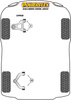 Rear Upper Wishbone Bush Powerflex Polyurethane Bush Road Series Lamborghini Gallardo LP560-4 (2008-2013) PF3-1401