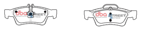 Bremsbeläge hinten DBA Brake Pads Street Series Ceramic - DB1657SS MERCEDES-BENZ CL-Class C215 CL500 C216 CLS C218 CLS250 TD CLS350 CLS400 CLS500 C219 CLS280 CLS300 CLS320 Shooting Brake X218 E-Class T211 E200 D K E220 E230 E240 4Matic E270 E280 E320