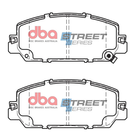 DBA Brake Pads Utcai sorozat első fékbetétek Kerámia - DB15053SS