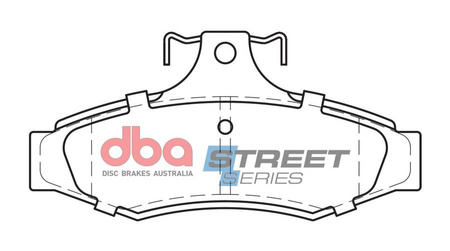 Klocki hamulcowe tylne DBA Brake Pads Street Series Ceramic - DB1204SS