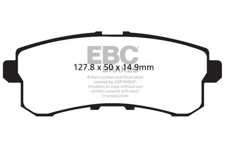 DP1876 - Zestaw klocków hamulcowych seria ULTIMAX2 EBC Brakes