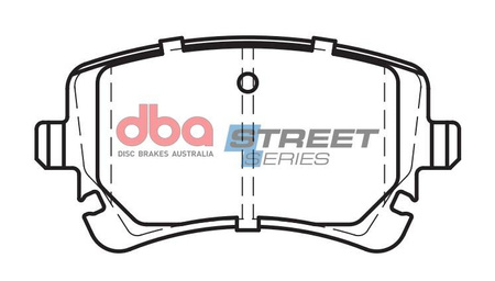Bremsbeläge hinten DBA Brake Pads Street Series Ceramic - DB2192SS AUDI A4 Convertible quattro A6 C6 allroad Avant A8 D3 RS4 B7 RS6 C5 S4 B6 S6 S8 BENTLEY Continetal Flying Spur VOLKSWAGEN Phaeton
