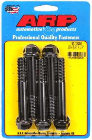 ARP Bolt Kit 1/2-13 x 3.250 Black Oxide Hex