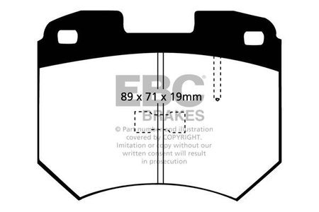 DP274 -EBC Brakes ULTIMAX2 sorozatú fékbetét készlet