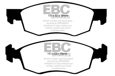 DP1528 -EBC Brakes ULTIMAX2 sorozatú fékbetét készlet