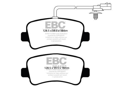 DPX2084 - Ein Satz Bremsbeläge serie ULTIMAX2 EBC Brakes