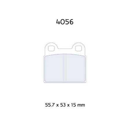 Carbone Lorraine RC6E brake pads - Simca Simca 1000 Rallye 1 (69-81)