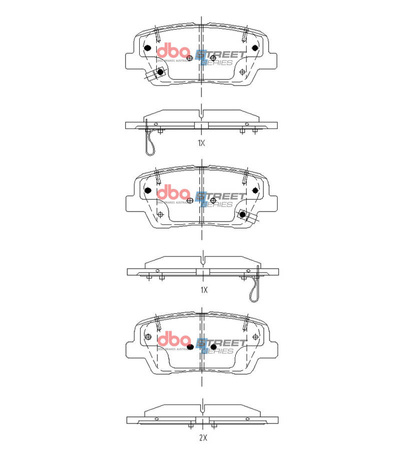 Brake Pads Street Series universal - DB15157SS
