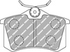 Ferodo Racing DSUNO Hinterradbremsbelag FCP541Z AUDI A3 A4 CITROEN C2 C3 Pluriel FERRARI 550 FORD FOCUS HONDA Accord VI MERCEDES A190 PEUGEOT 307 405 PORSCHE 928 RENAULT Clio Megane SEAT Ibiza Leon SKODA Fabia Octavia VOLKSWAGEN Golf PASSAT Scirocco
