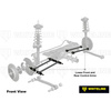 Wahacze tylne poprzeczne regulowane Whiteline Subaru Impreza GD / Forester SF - KTA109 Subaru Forester SF Impreza GD WRX