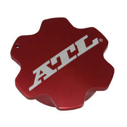 Aluminium Quarter Turn Filler Cap - Red Anodised