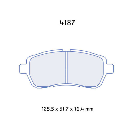 Carbone Lorraine RC5 brake pads - Suzuki Swift Sport AZG (13-)