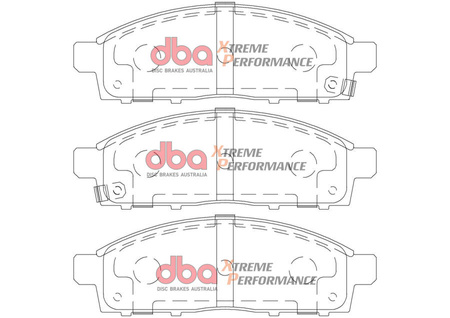 Brake Pads Xtreme Performance front - DB1774XP FIAT Fullback MITSUBISHI L 200 06-15 L200 MQ Series