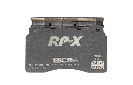 DP81210RPX - Lenktyninių stabdžių trinkelių rinkinys RP-X Racing serija EBC Brakes