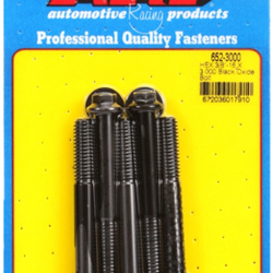 ARP "3/8""-16 X 3.000 hex black oxide bolts" (5pcs)