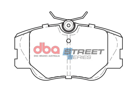 DBA Brake Pads Utcai sorozat első fékbetétek Kerámia - DB425SS MERCEDES-BENZ 190 W201 E-Class W124 E200 D E220 E250 Turbo E280 E300 4Matic W124 200 CE E T TD TE 220 230 250 260 280 300