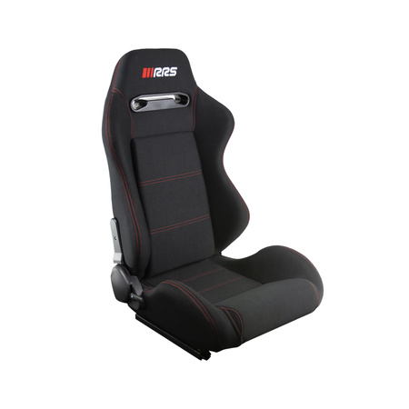 Car Seat bucket RRS black - adjustable, with guides