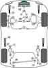 Dolna tuleja amortyzatora Powerflex Heritage Collection Saab 900 (1983-1993) PFR66-420H