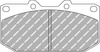 Ferodo Racing DS1.11 brake pad front FCP986W NISSAN 200SX S14 300 ZX Z32 Skyline SUBARU Impreza Impreza I GC SW GF II GD GG 