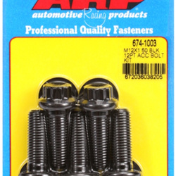 ARP Bolt Kit M12 x 1.50 x 35 Black Oxide 12PT