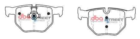 DBA Brake Pads Utcai sorozat hátsó fékbetétek Kerámia - DB1694SS BMW 5 Series E60 520 523 525 530 E61 X 4WD E60 E61 xDrive 6 E63 630 E64