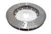 Tarcza hamulcowa przednia DBA 5000 series - Cross Drilled/Dimpled - DBA53912SLVXD AUDI TTRS quattro 8S