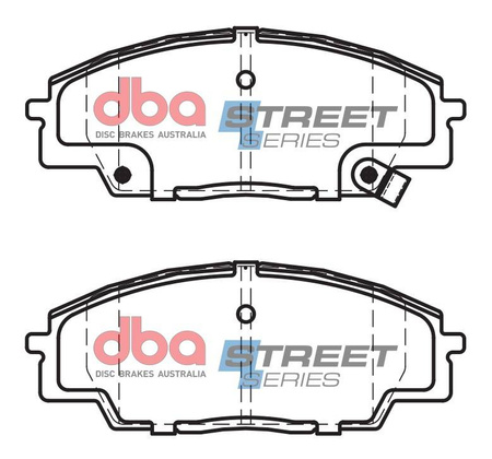 Bremsbeläge vorne DBA Brake Pads Street Series Ceramic - DB1452SS HONDA Civic 7th Gen EP3 EP4 8th FD2 FN2 Integra Not UK DC5 S2000