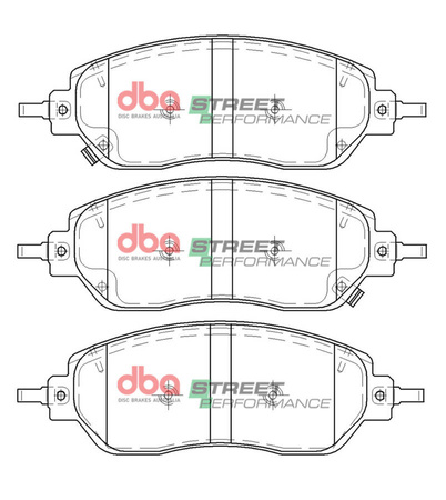 Brake Pads Street Performance universal - DB15093SP