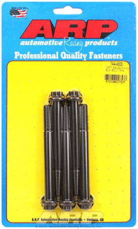 ARP "3/8""-24 x 4.000 12pt 7/16 wrenching black oxide bolts"5pcs