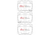 Brake Pads Xtreme Performance rear - DB1390XP MITSUBISHI Challenger Shogun Sport