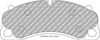 Ferodo Racing DS1.11 brake pad front FCP4664W PORSCHE 718 BOXSTER 982 Cayman CAYMAN 911 991 991.2 992 Convertible 981 