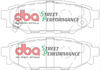 Brake Pads Street Performance Hawk HB557x.545 rear - DB1803SP SUBARU BRZ Forester Impreza Legacy BL5 BLD BP5 BPD BRD Outback XV TOYOTA GT86
