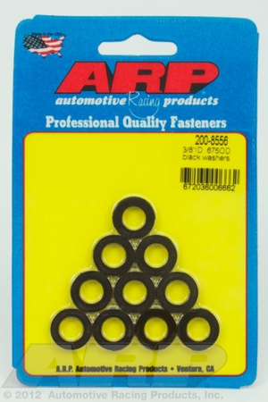 ARP 3/8"ID .675"OD .120"TH black washers (10pcs)