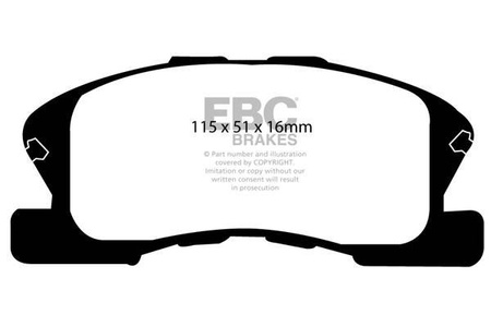 DP1217 - Zestaw klocków hamulcowych seria ULTIMAX2 EBC Brakes