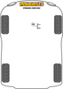 Upper Engine Mount Insert Powerflex Polyurethane Bush Road Series Lancia Ypsilon (2011 on) PFF16-540
