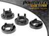 Wkładka przedniego mocowania tylnej ramy pomocniczej Powerflex Black Series BMW 3 Series & E90, E91, E92 & E93 (2005-2013)\E9* Sedan / Touring / Coupe / Conv PFR5-419BLK