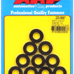 ARP "3/8"ID 3/4"OD .120"TH black washers" (10pcs)