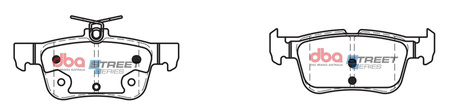 Bremsbeläge hinten DBA Brake Pads Street Series Ceramic - DB2406SS FORD Mondeo Estate Mk5 Hatchback Saloon