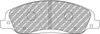 Ferodo Racing DS2500 első fékbetét FRP3129H FORD Mustang,