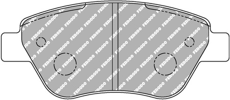 Klock hamulcowe Ferodo Racing DS2500 przednie FCP1466H ABARTH 500 / 595 695 312 500C 595C 695C ALFA ROMEO MiTo 955 FIAT 500 Grande Punto PANDA 169 STILO 192 OPEL ADAM CORSA D D