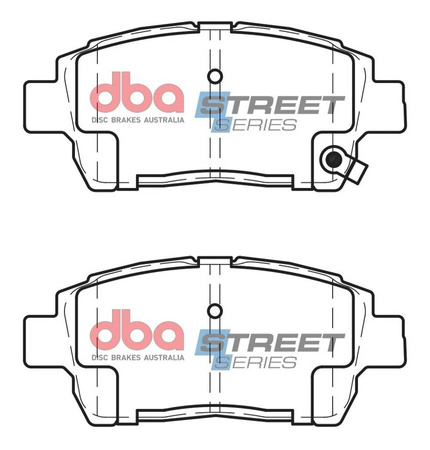 Klocki hamulcowe przednie DBA Brake Pads Street Series Ceramic - DB1422SS TOYOTA Celica ZZT230 MR2 Mk3 Prius NHW11 Will ZZE127 ZZE129 Yaris XP10 NCP10 JT NCP13 NLP10 SCP10 SCP12 VNK Verso