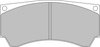 Ferodo Racing DS2500 brake pad rear FRP3082H MITSUBISHI Lancer
