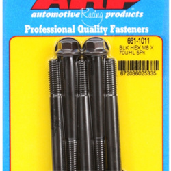 ARP M8 x 1.25 x 70 hex black oxide bolts (5pcs)