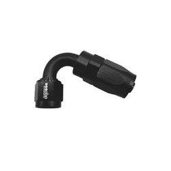 CPE AN 120° black fuel hose fitting OBP